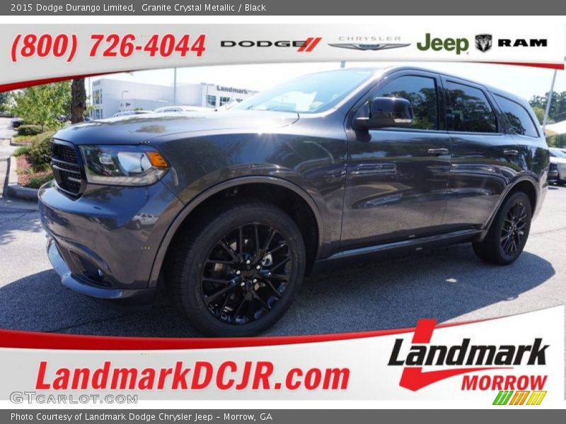 Granite Crystal Metallic / Black 2015 Dodge Durango Limited