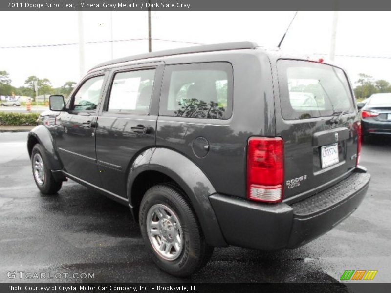 Mineral Gray Metallic / Dark Slate Gray 2011 Dodge Nitro Heat