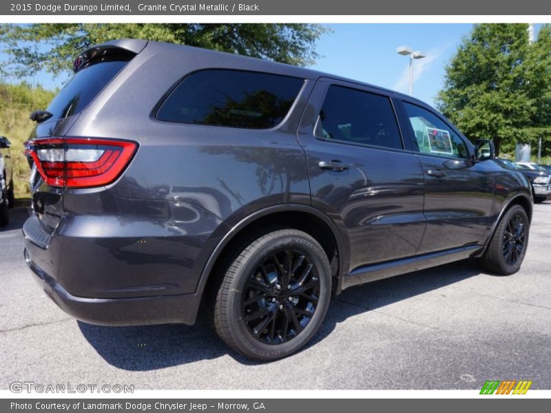 Granite Crystal Metallic / Black 2015 Dodge Durango Limited