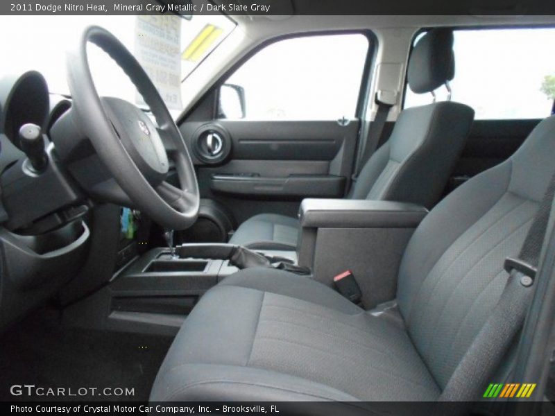 Mineral Gray Metallic / Dark Slate Gray 2011 Dodge Nitro Heat