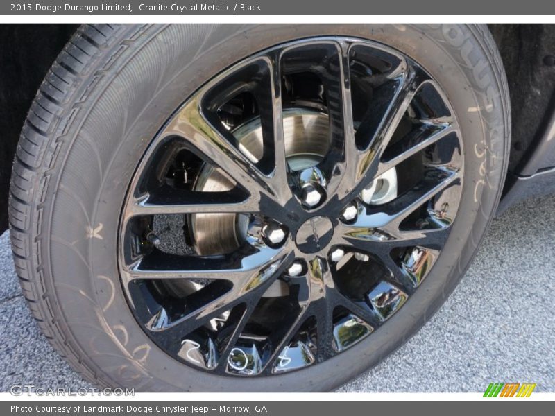 Granite Crystal Metallic / Black 2015 Dodge Durango Limited