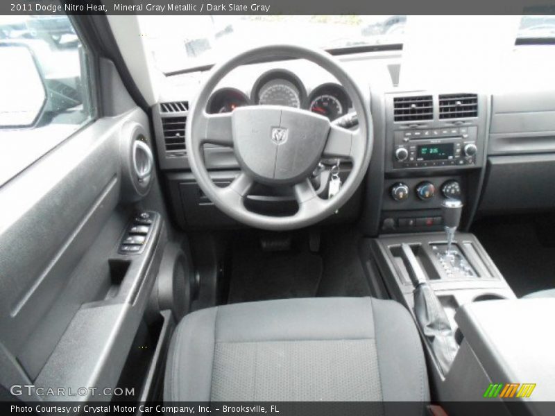 Mineral Gray Metallic / Dark Slate Gray 2011 Dodge Nitro Heat