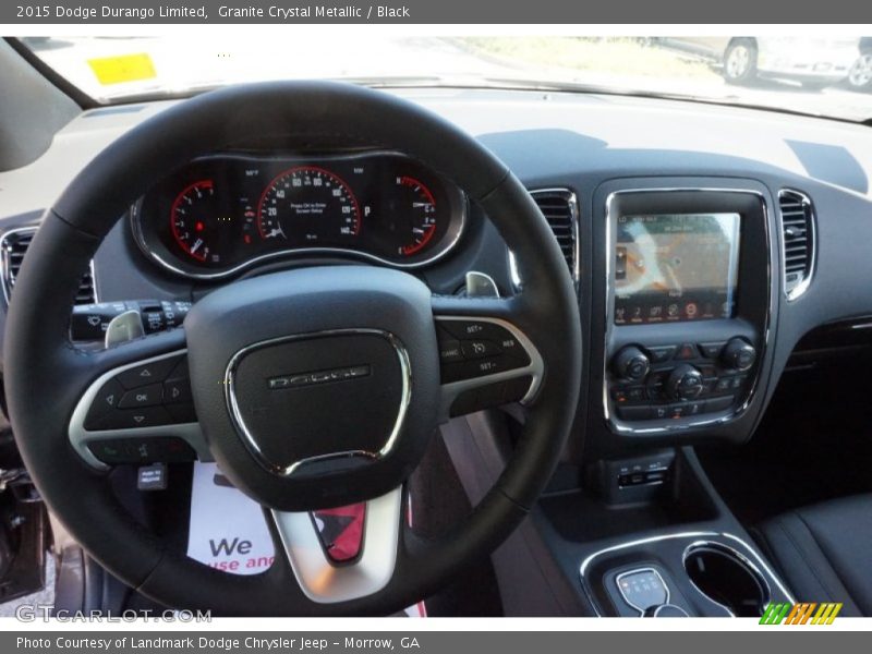 Granite Crystal Metallic / Black 2015 Dodge Durango Limited