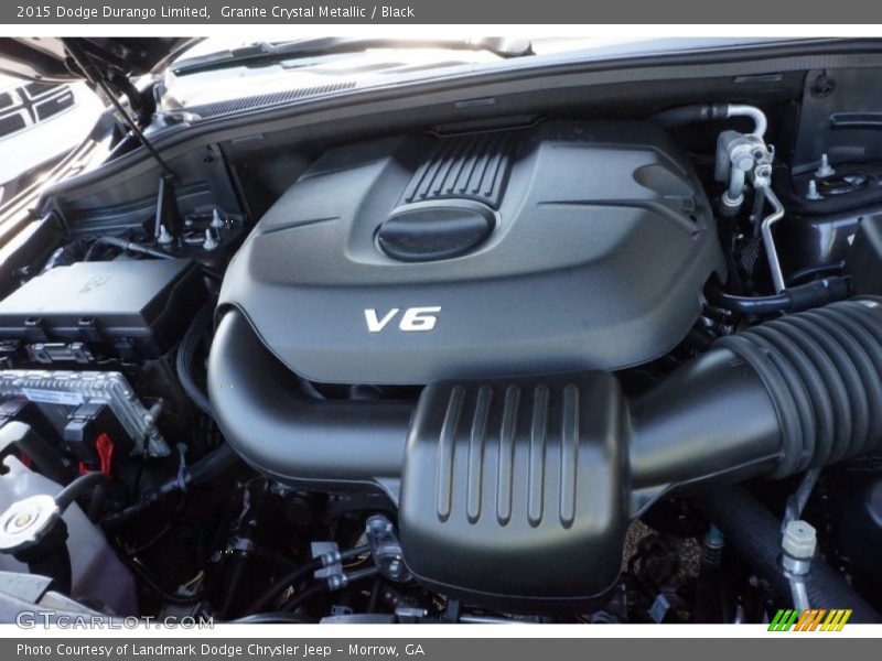 Granite Crystal Metallic / Black 2015 Dodge Durango Limited
