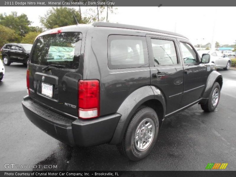 Mineral Gray Metallic / Dark Slate Gray 2011 Dodge Nitro Heat