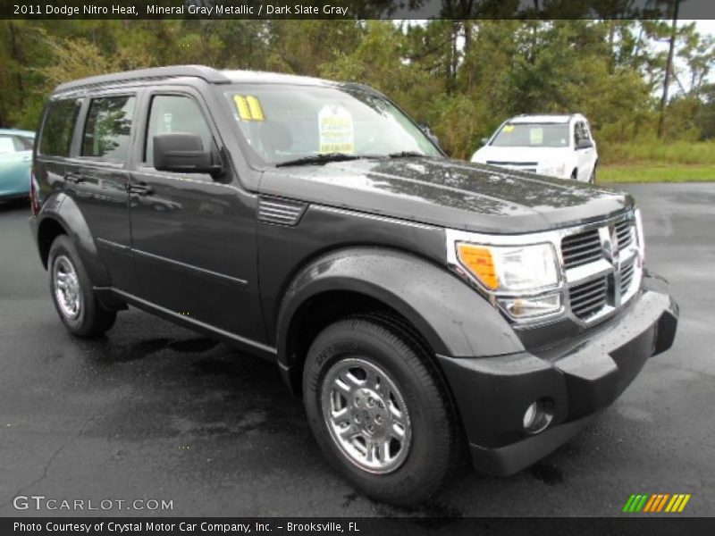 Mineral Gray Metallic / Dark Slate Gray 2011 Dodge Nitro Heat