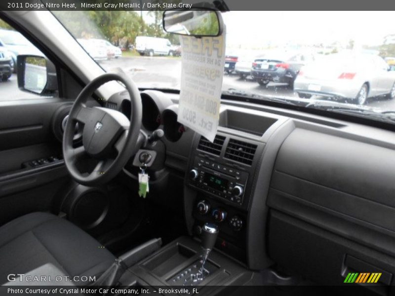 Mineral Gray Metallic / Dark Slate Gray 2011 Dodge Nitro Heat