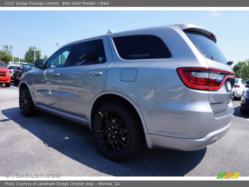 Billet Silver Metallic / Black 2015 Dodge Durango Limited