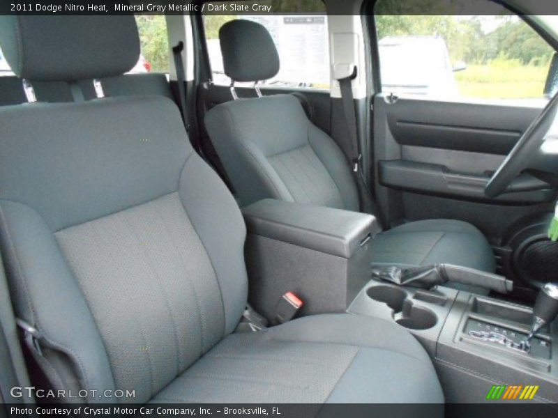 Mineral Gray Metallic / Dark Slate Gray 2011 Dodge Nitro Heat