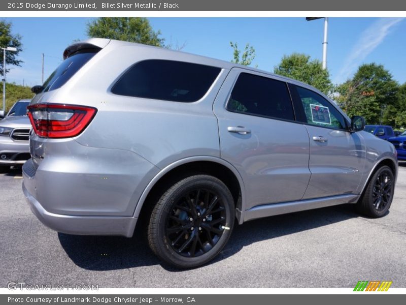 Billet Silver Metallic / Black 2015 Dodge Durango Limited