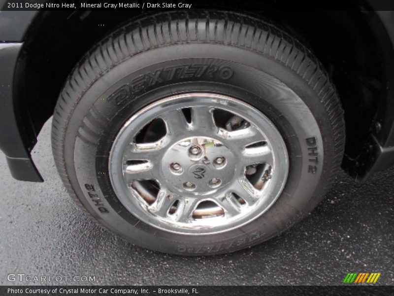 Mineral Gray Metallic / Dark Slate Gray 2011 Dodge Nitro Heat