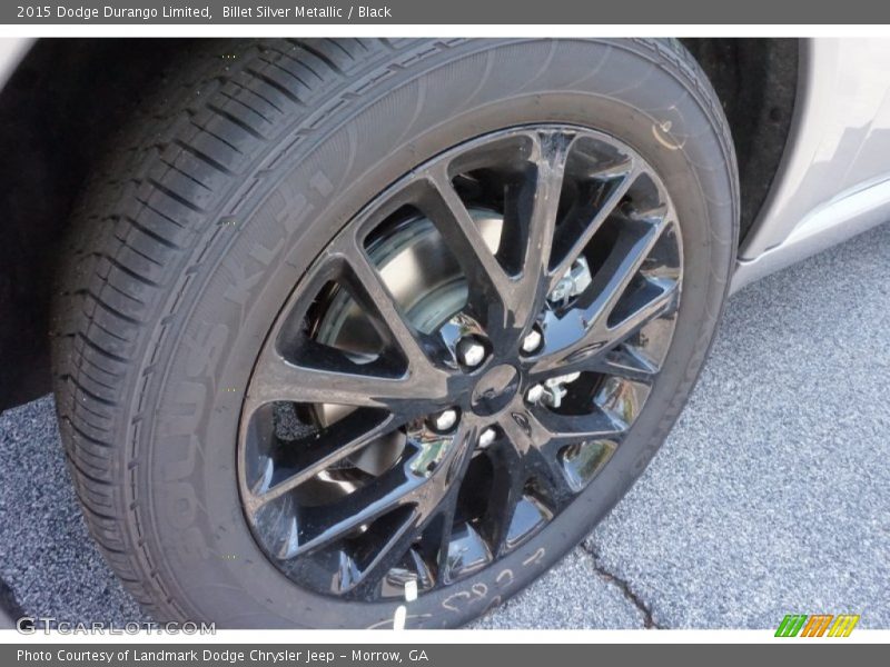 Billet Silver Metallic / Black 2015 Dodge Durango Limited