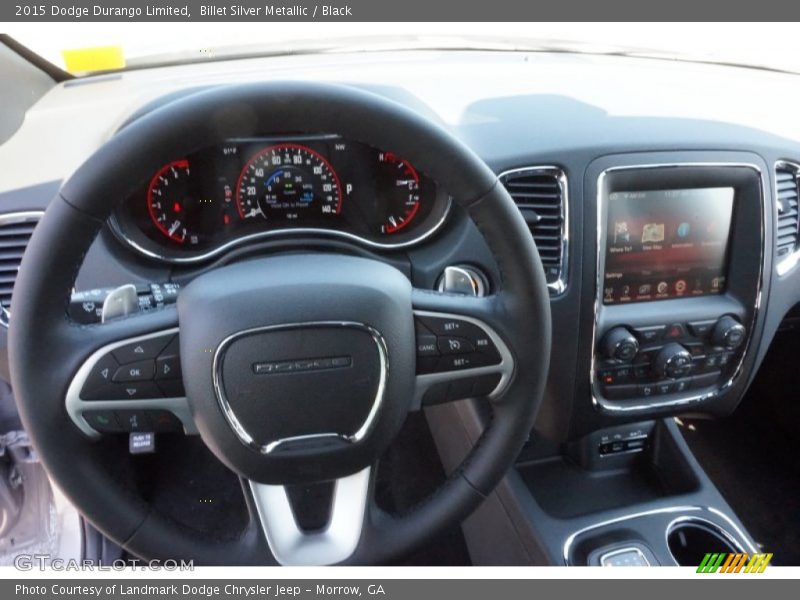 Billet Silver Metallic / Black 2015 Dodge Durango Limited