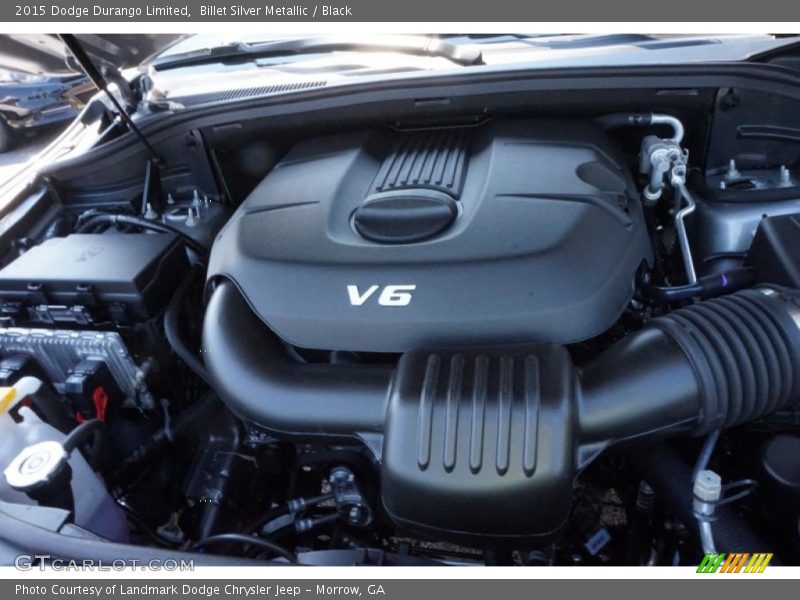 Billet Silver Metallic / Black 2015 Dodge Durango Limited
