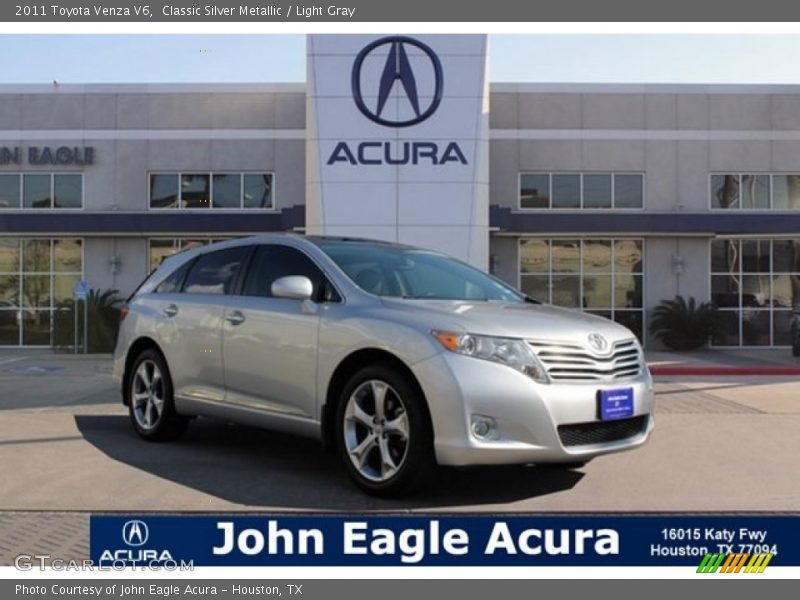 Classic Silver Metallic / Light Gray 2011 Toyota Venza V6