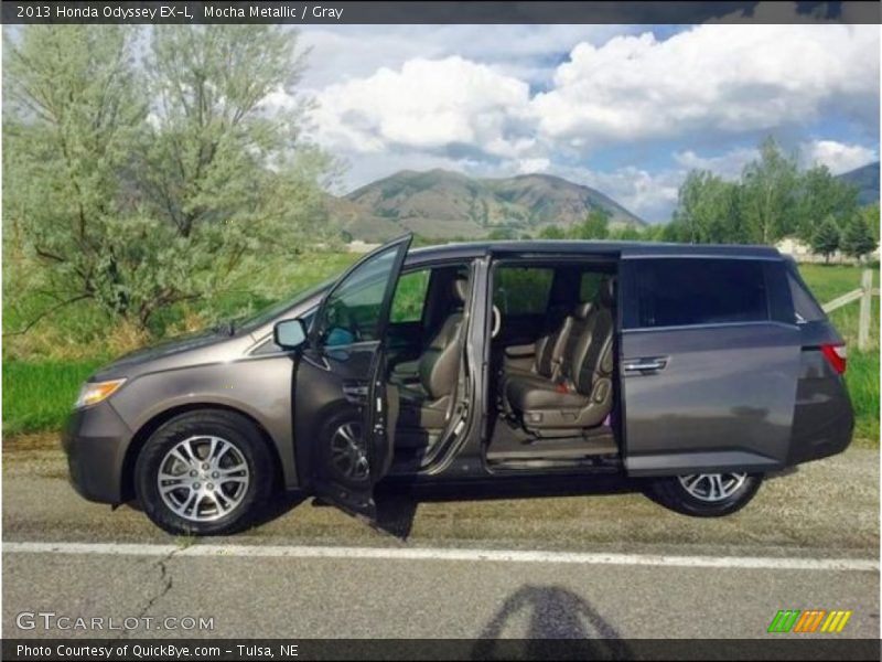 Mocha Metallic / Gray 2013 Honda Odyssey EX-L