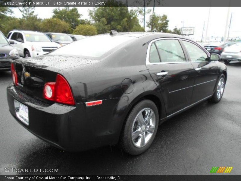 Black Granite Metallic / Ebony 2012 Chevrolet Malibu LT