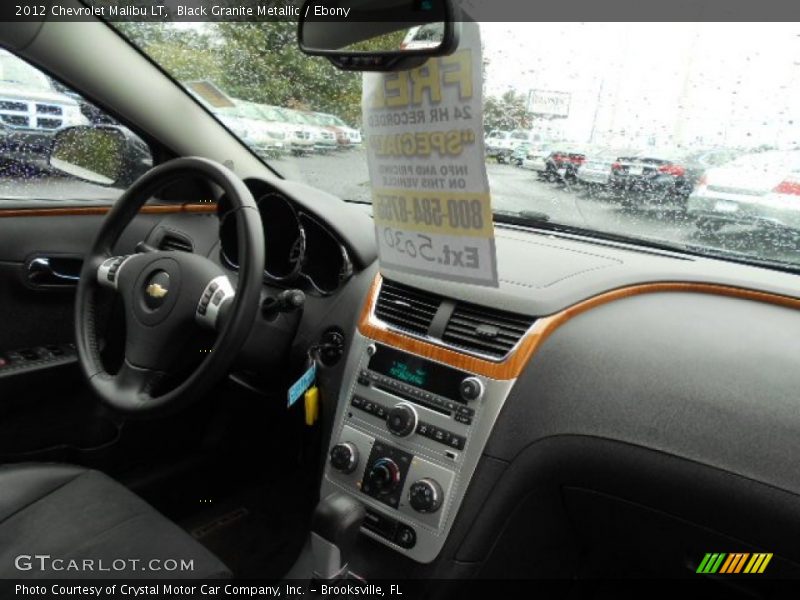 Black Granite Metallic / Ebony 2012 Chevrolet Malibu LT