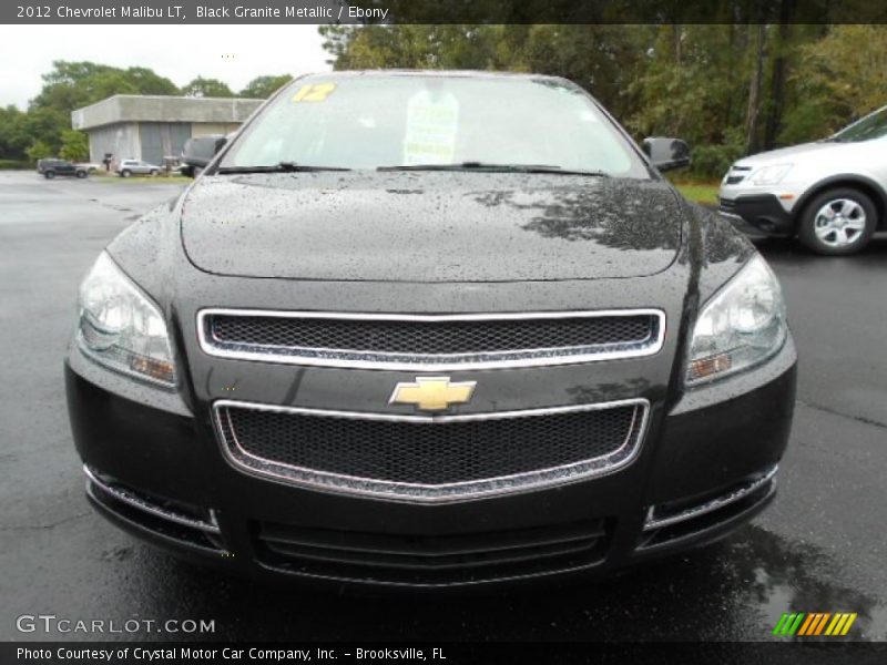 Black Granite Metallic / Ebony 2012 Chevrolet Malibu LT