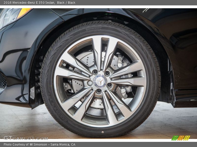Black / Black 2016 Mercedes-Benz E 350 Sedan