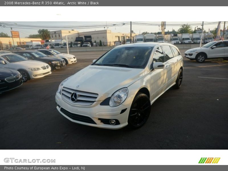 Arctic White / Black 2008 Mercedes-Benz R 350 4Matic