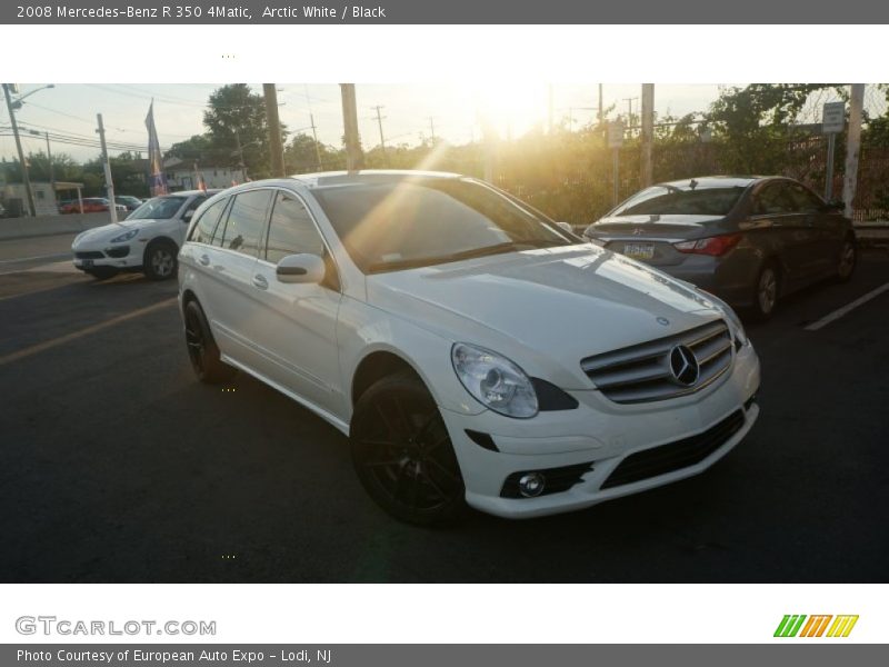 Arctic White / Black 2008 Mercedes-Benz R 350 4Matic