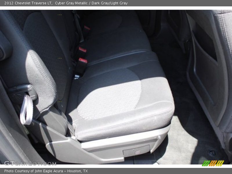 Cyber Gray Metallic / Dark Gray/Light Gray 2012 Chevrolet Traverse LT