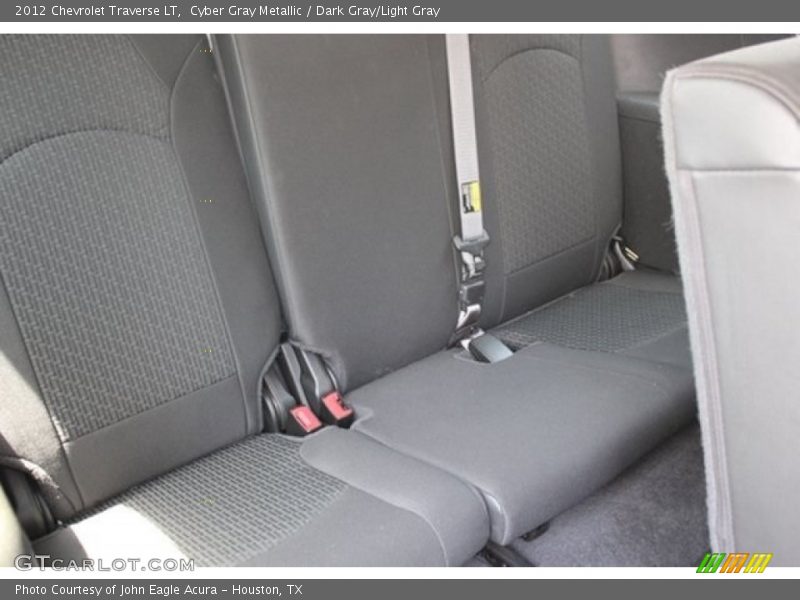 Cyber Gray Metallic / Dark Gray/Light Gray 2012 Chevrolet Traverse LT