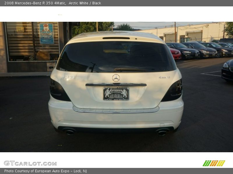 Arctic White / Black 2008 Mercedes-Benz R 350 4Matic
