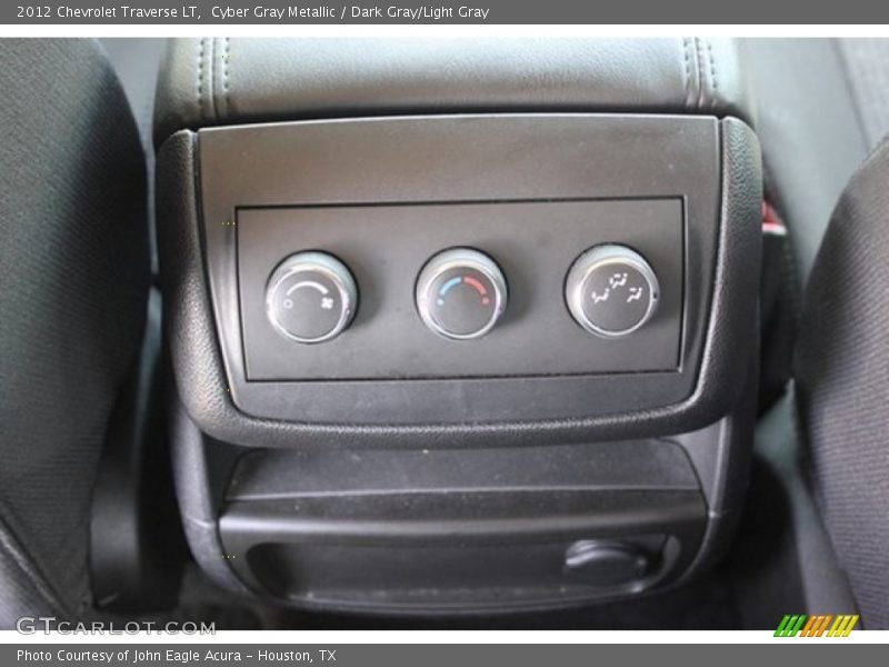 Cyber Gray Metallic / Dark Gray/Light Gray 2012 Chevrolet Traverse LT