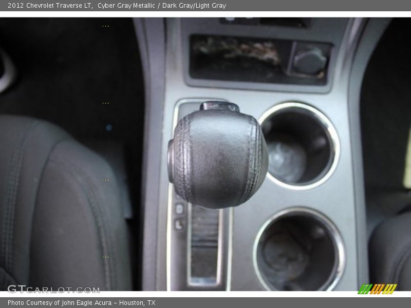 Cyber Gray Metallic / Dark Gray/Light Gray 2012 Chevrolet Traverse LT