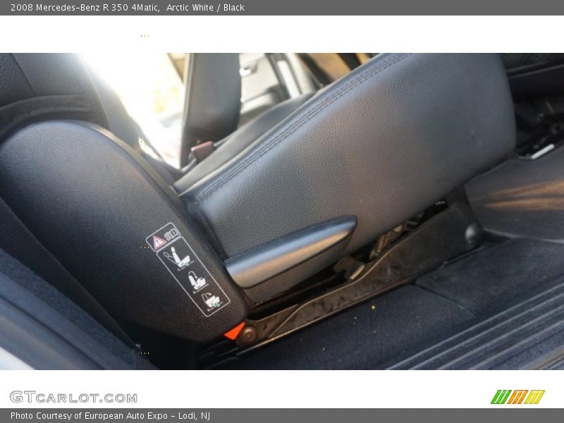 Arctic White / Black 2008 Mercedes-Benz R 350 4Matic