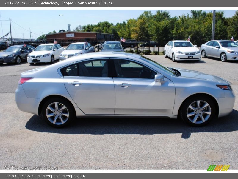 Forged Silver Metallic / Taupe 2012 Acura TL 3.5 Technology