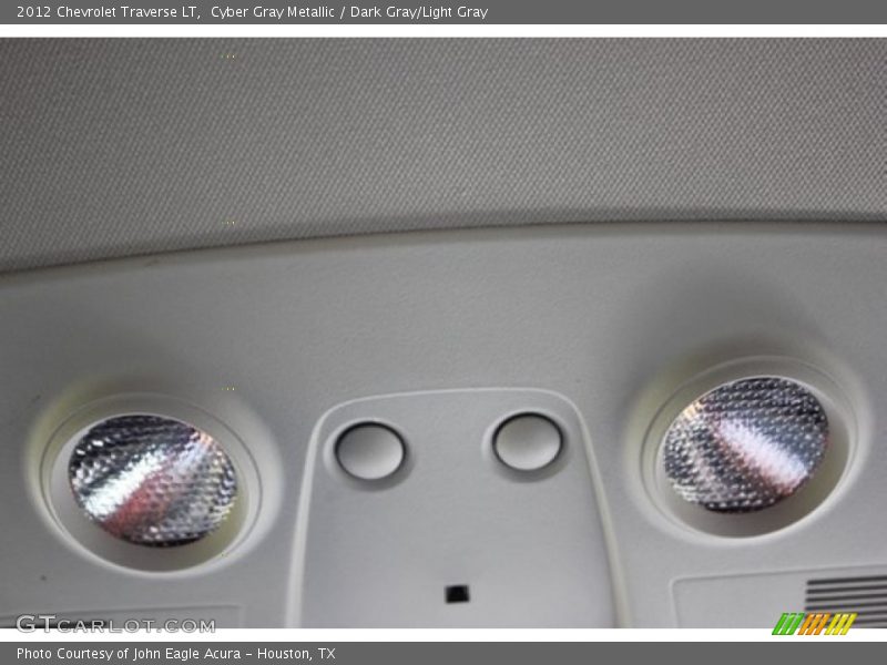 Cyber Gray Metallic / Dark Gray/Light Gray 2012 Chevrolet Traverse LT
