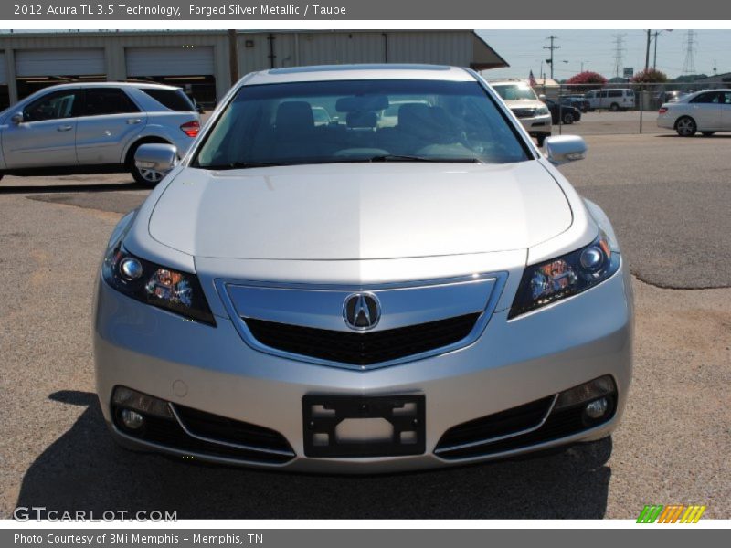 Forged Silver Metallic / Taupe 2012 Acura TL 3.5 Technology