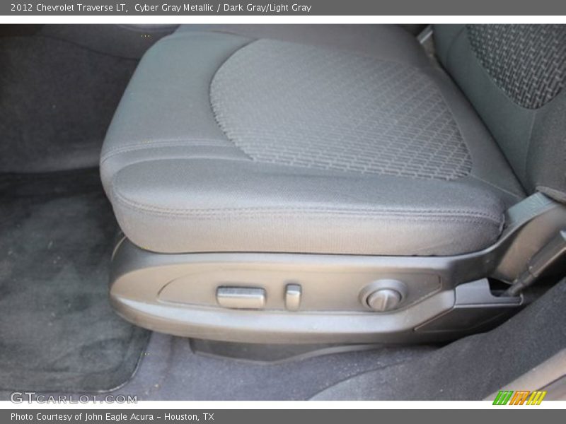 Cyber Gray Metallic / Dark Gray/Light Gray 2012 Chevrolet Traverse LT