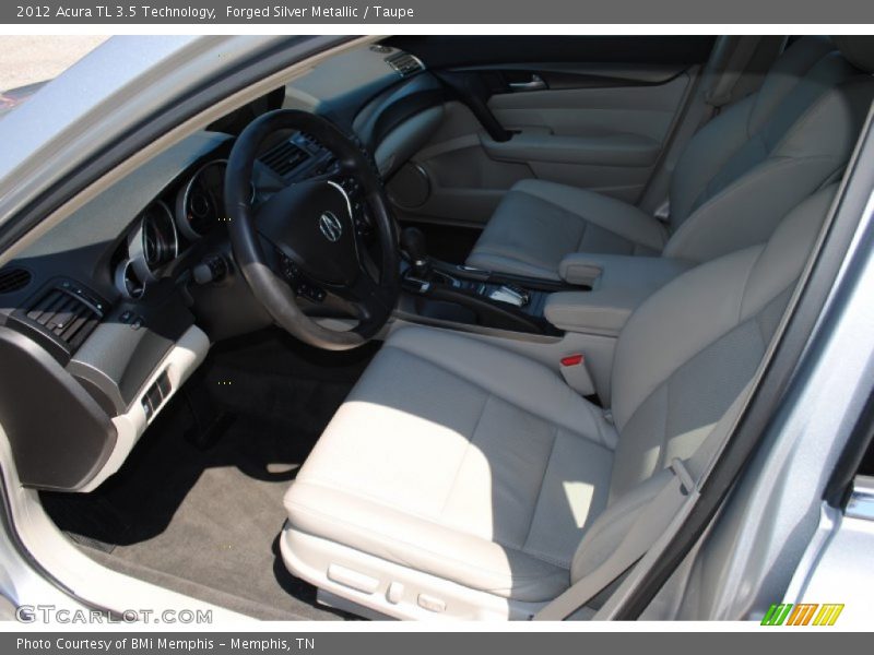 Forged Silver Metallic / Taupe 2012 Acura TL 3.5 Technology