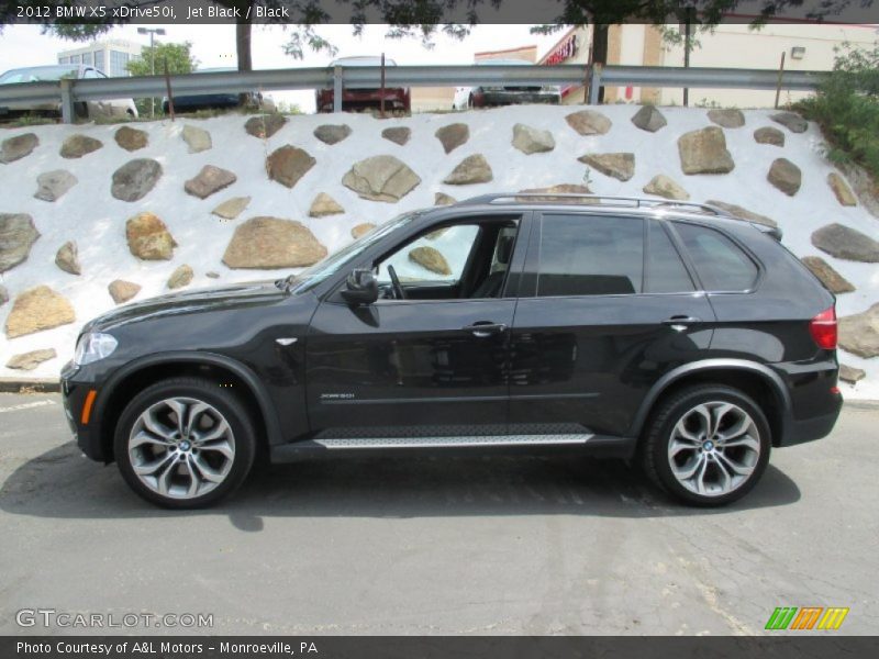 Jet Black / Black 2012 BMW X5 xDrive50i