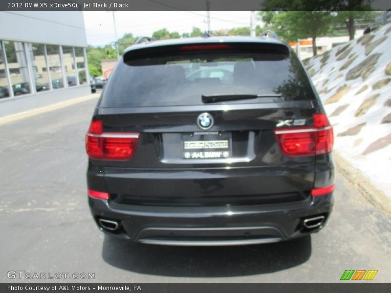 Jet Black / Black 2012 BMW X5 xDrive50i