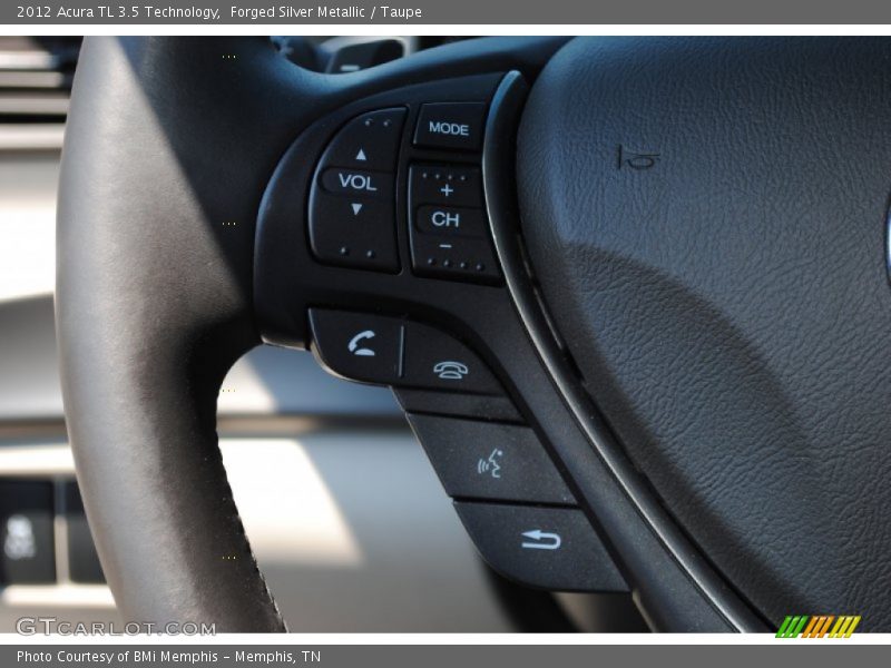 Forged Silver Metallic / Taupe 2012 Acura TL 3.5 Technology