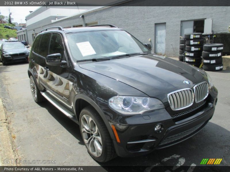 Jet Black / Black 2012 BMW X5 xDrive50i