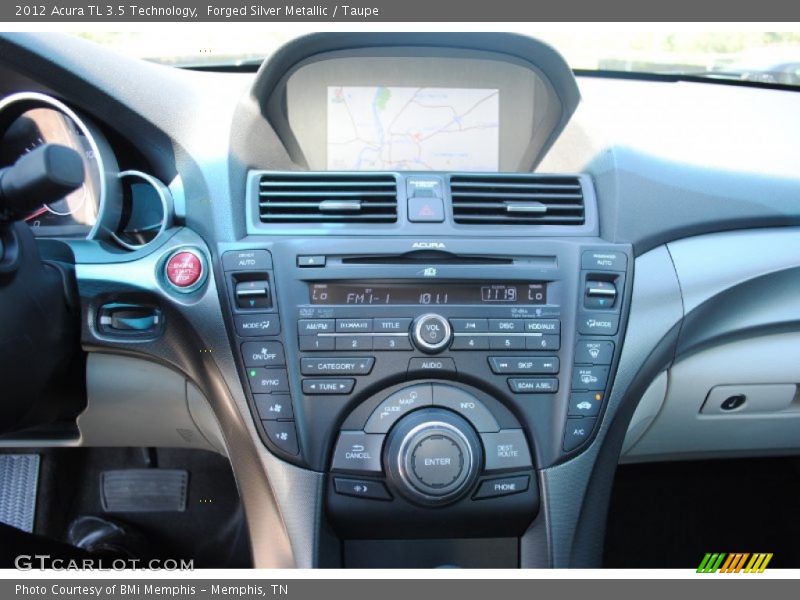 Forged Silver Metallic / Taupe 2012 Acura TL 3.5 Technology