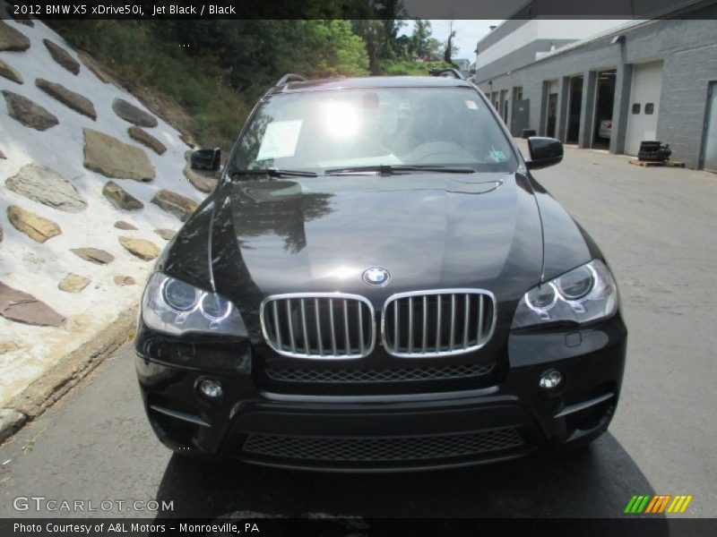 Jet Black / Black 2012 BMW X5 xDrive50i