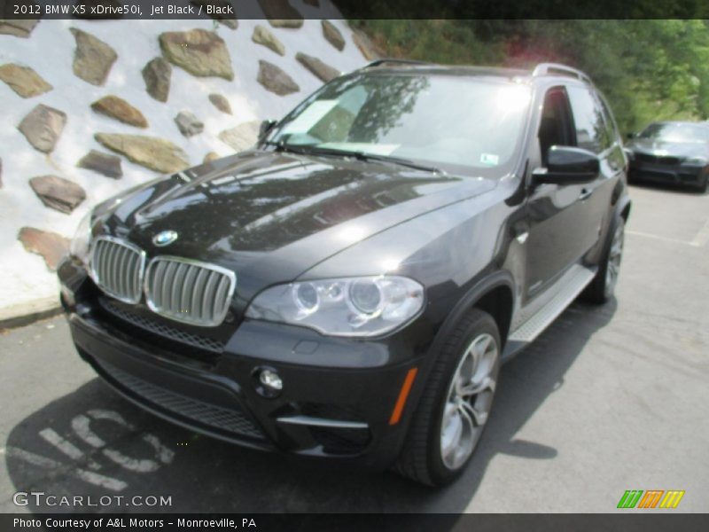 Jet Black / Black 2012 BMW X5 xDrive50i