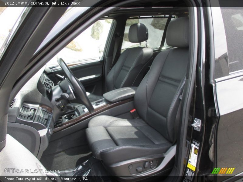 Jet Black / Black 2012 BMW X5 xDrive50i