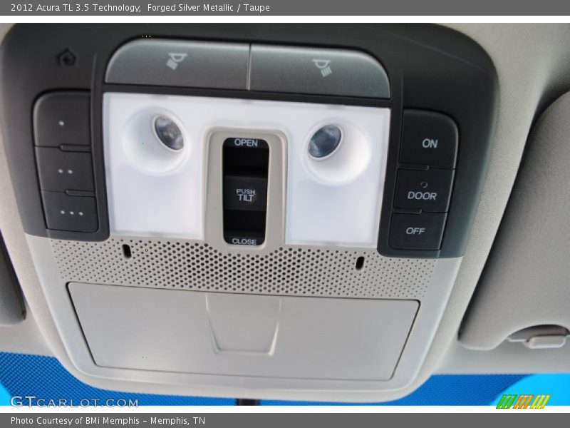 Forged Silver Metallic / Taupe 2012 Acura TL 3.5 Technology