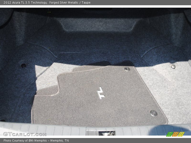 Forged Silver Metallic / Taupe 2012 Acura TL 3.5 Technology