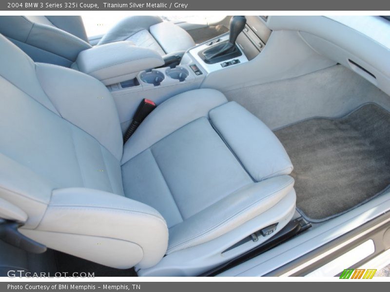 Titanium Silver Metallic / Grey 2004 BMW 3 Series 325i Coupe
