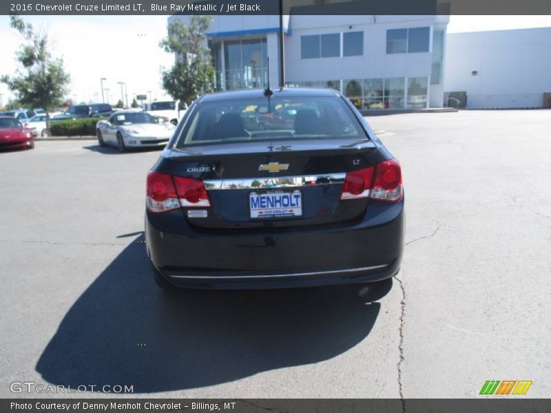 Blue Ray Metallic / Jet Black 2016 Chevrolet Cruze Limited LT