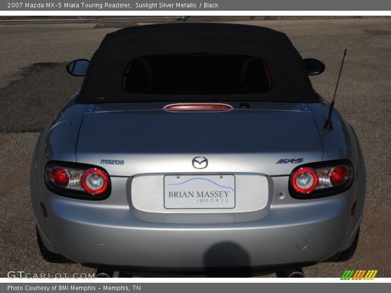 Sunlight Silver Metallic / Black 2007 Mazda MX-5 Miata Touring Roadster
